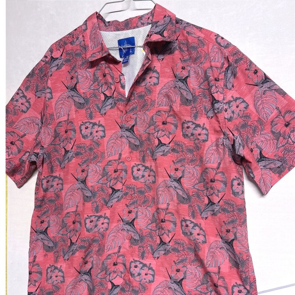 Guy Harvey Other - Guy Harvey Men's Performance‎ Fishing Shirt Tropical Floral Button Front M